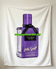 victorias secret love spell perfume flannel sofa throw blanket V220